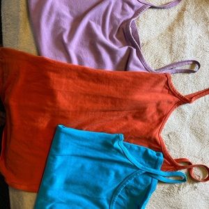 Set of 3 BKE colored tanks